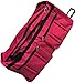 Gothamite 36-inch Rolling Duffle Bag with Wheels, Luggage Bag, Hockey Bag, XL Duffle Bag With Rollers, Heavy Duty (Fuchsia)
