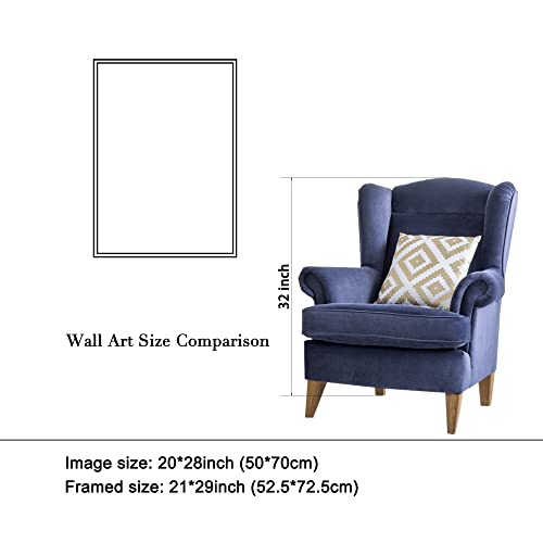 Wieco Art Framed Canvas Wall Art Delicate Tension #85, 1923 By Wassily Kandinsky Famous Classic Paintings Abstract Reproductions Canvas Wall Art For Home Office Decoration #TOP6