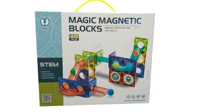 Magic Magnetic Blocks 40 PCS - Creative and Educational Building Set for Kids (B0D9NHZZK3) Amazon Price History, Amazon Price Tracker