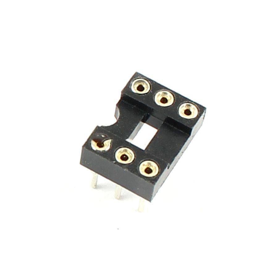 Generic 80 Pcs 6 Pin Round DIP IC Sockets Adaptor Narrow