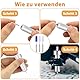 Wjelet 6 Stück Schneidklingen mit Etui, Cricut Joy Ersatzklingen aus Wolframstahl 6 Schneidklingen mit 1 Halter geeignet Papier Vinyl Stoff Folie