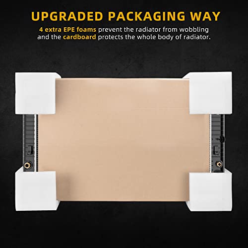 DWVO 34'' Core Radiator Compatible Compatible with Chevy Silverado Suburban GMC Yukon Sierra Tahoe Escalade Hummer H2 4.3L 4.8L 5.3L 6.0L 6.2L V8 DWRD1001 by DWVO - Image 8