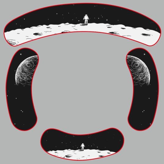 immoenuc Glass Mouse Skates for Logitech G PRO Wireless Mouse Feet Pads Smooth Durable Game Mouse AccessoriesLooking at the Earth from afar