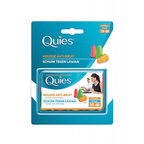 QUIES - Protection Auditives Mousses Fluo 16 Pairs - Lot De 3 - Offre Special