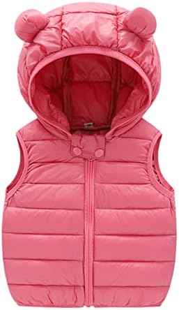 Warm Child Kids Toddler Infant Baby Boys Girls Sleeveless Winter Solid Coats Jacket Vest Outer Outwear Casual (1-A, 12-18 Months)