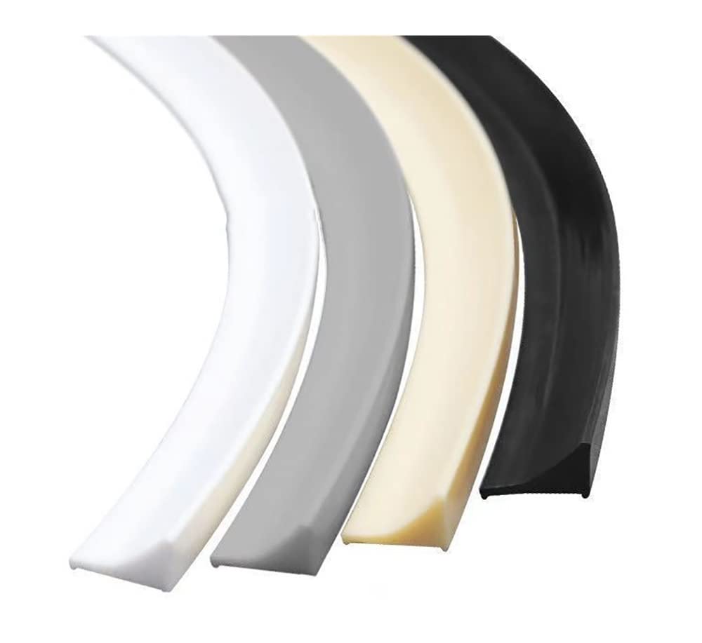 Bande de retenue d'eau en silicone blanc 6m pour seuil de douche et cuisine