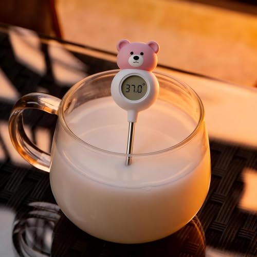 2 in 1 Digital Instant Read Cooking Thermometer, Pink
