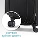 American Tourister 4 KIX 2.0 Expandable Softside Luggage with Spinner Wheels, 20 SPINNER, PURPLE ORCHID