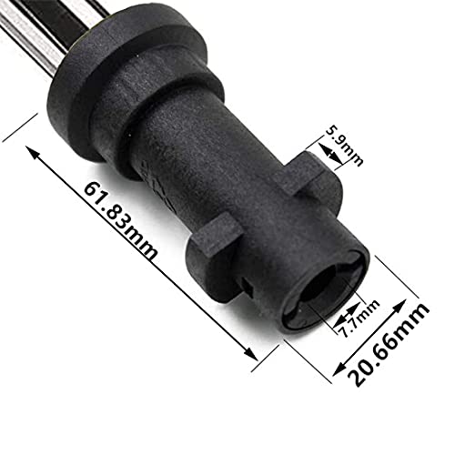 Miniatura 3 de Lanza De Lavado De Coche De Alta Presión Para La Serie Karcher K2 K3 K4 K5 K6 K7,38cm, Con 5 Boquillas De Conexión Rápida, Rociador De Ángulo Ajustable, Barra Curvada Para Lavadora A Presión