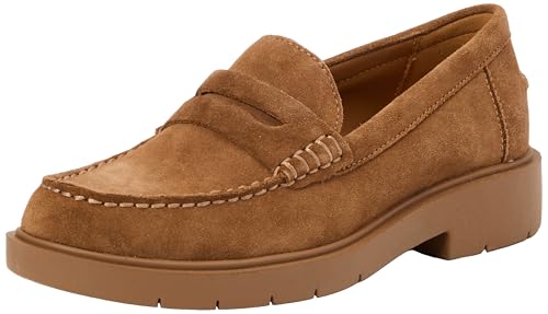 Geox D Spherica Ec1 A, Mocasin Mujer, Barro, 39 EU