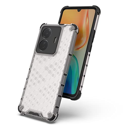 Image of Glasgow Back Case Cover Compatible with Vivo T1 Pro 5G (Stylish Design) - Transparent