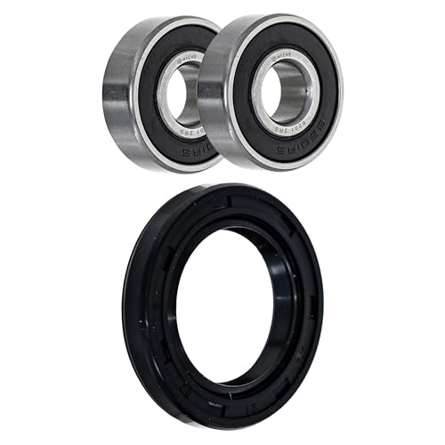 NICHE Wheel Bearing Seal Kit for Honda XR50R CRF50F Suzuki GN250 DR200SE 6201-2RS