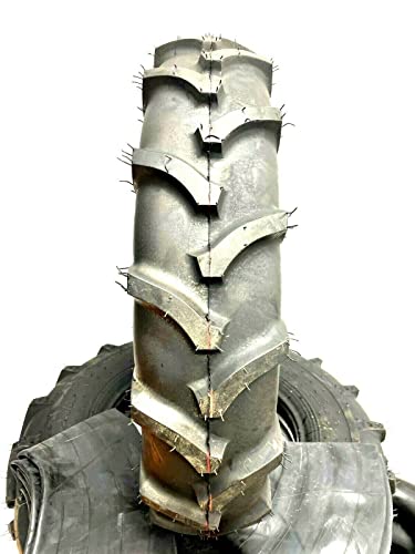 Set Of Two New 7-16 Farm Tractor Lug R-1 Tires With Tubes 7x16 7-16