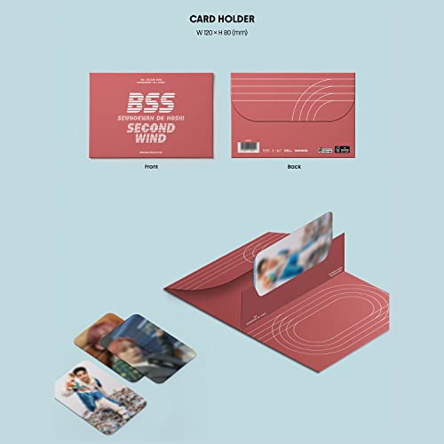 BSS (SEVENTEEN) - 1st Single Album [SECOND WIND] (WEVERSE ALBUMS Ver.) Card Holder + QR Card + Selfie Photo Card + User Guide + 2 Pin Button Badges + 4 Extra Photocards – vue 3