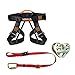 Fusion Climb Pro Backyard Zip Line Kit Harness Lanyard Trolley Bundle FK-A-HLT-01