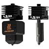 H2D/H2S/H2C/P2S/A1/A1 mini Hotend 3D Printer Nozzle Silicone Brush Upgrade 0.4MM Hardened Steel Nozzle Hot End Kit for Bambu Lab Hotend 3D Printer Extruder Replacement Accessories