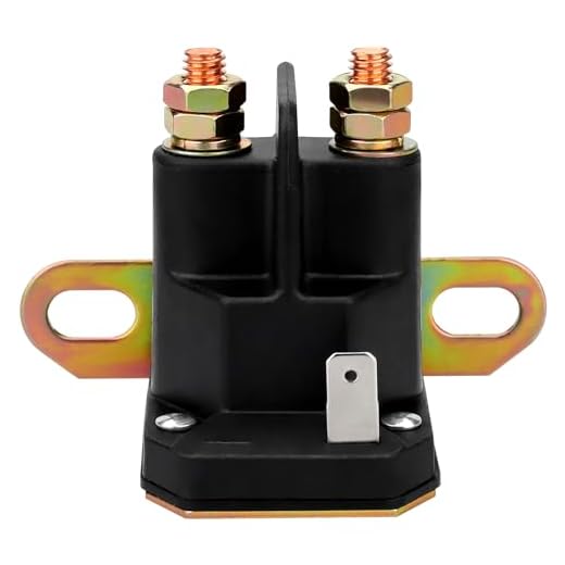 SOLLON 812-1211-211 Anlasserrelais Starterrelais Magnetschalter 12 V 3 Klemmen für Aufsitzmäher MTD 725-1426 925-1426 925-1426A 725-1426A 725-0771 925-0771 725-05333