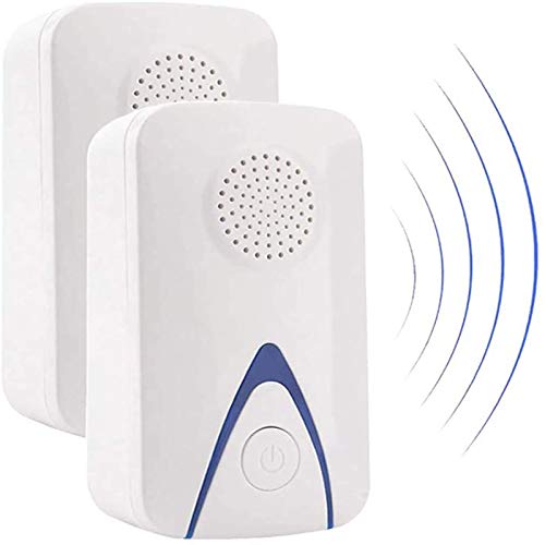 Control ultrasónico de plagas,【2 piezas, blanco】,repelente de ratones,ultrasonido,repelente de ratones enchufable, repelente...