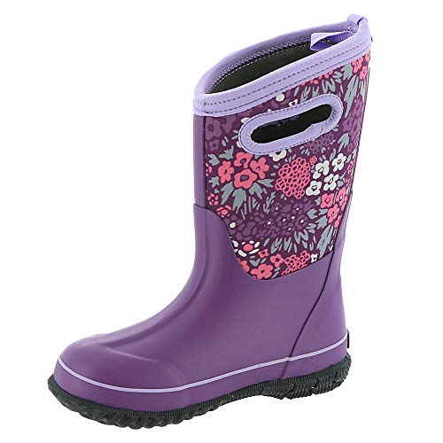 Image of BOGS unisex-child Classic High Waterproof Insulated Rubber Neoprene Rain BootSnow Boot