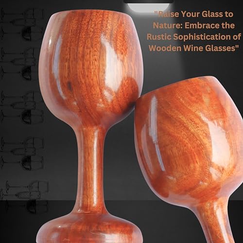 ANTIQUANA Vintage Communion Cup - Wooden Wine Goblet, Holy Communion Gift, 5oz, 6" Christian Cup for Eucharist, Kiddush, Congregations (1Pc) - Thumbnail 5