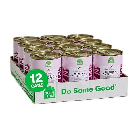 Open Farm Chicken & Salmon Grain-Free Canned Dog Food Cover
