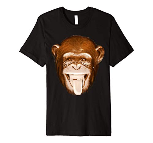 Monkey Face | Cute Gag Monkey Face Gift Premium T-Shirt
