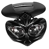 Faro LED para motocicleta: este faro para motocicleta proporciona una excelente salida de luz, lo que mejora enormemente la seguridad de conducción, faro para motocicleta