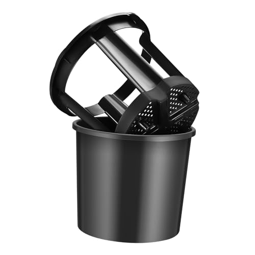 NUOBESTY Secchio per La Crescita di Patate e Ortaggi, Supporto per Coltivazione in Plastica Nero, Contenitore Durevole 29x26,5 Cm per Giardinaggio Domestico e Piante da Orto