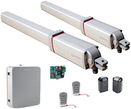 Erreka vulcand4 Residential Reversible Complete Hydraulic Engines Kit for Swing Gates up to 2.5 m, Set of 3 Pieces