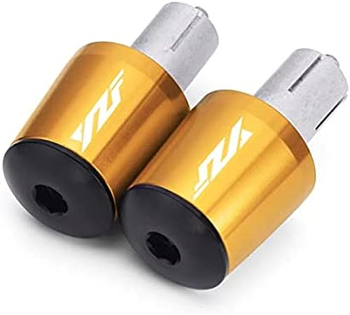 Embouts de guidon de moto pour Yamaha YZF R1 R3 R6 R25 dorés