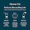 Grove Co. Multi-Purpose Cleaner, Refill Concentrate (2 x 1 Oz) + Glass Spray Bottle (16 Oz), Plant-based Household Cleaning Supplies Bundle, No Plastic Waste, Natural Lavender Blossom & Thyme Scent #4