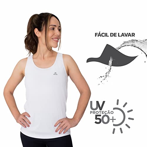 Regata Dry Basic TK FPS 50 Muvin – Manga Curta – Feminina – Proteção Solar UV50 – Camiseta Para Acad