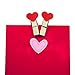 Hotop 300 Pieces 4 Inch Valentine's Heart Doilies and 500 Pieces Foam Heart Stickers Valentines Craft Set for Romantic Wedding Decor DIY Craft Supplies(Classic Style)