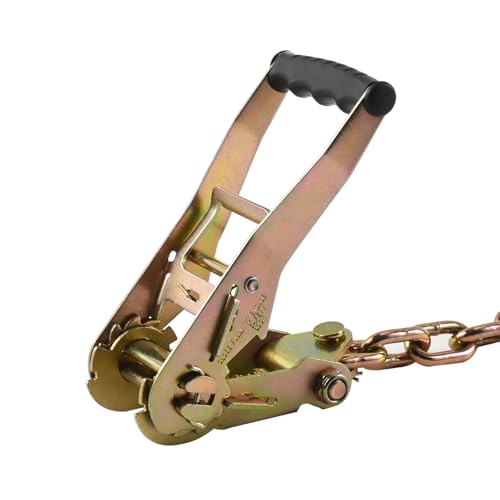 AYMMIC 2"x8FT Ratchet Tie Down Straps G70 RTJ Hook 18,800lbs for Truck,2Pcs by AYMMIC - Used condition - Image 7