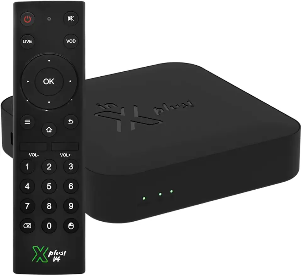 Receptor Aparelho In Xplus tv box V4 4k Parcelamento Sem Juros 4k Original Vitalício Completo Configurado Xplus