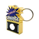 ジャグラー サウンドフラッシュボタン mini ゴールド 光る 音が鳴る キーホルダー