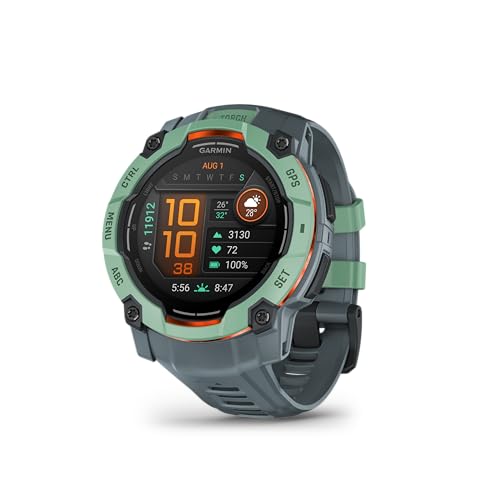 Garmin Instinct 3 50mm AMOLED – Multisport-Smartwatch, 1,3" Displ...