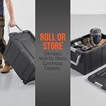 2 Pack Heavy Duty Extra-Large 40 Gallon Rolling Storage Bin - Image 4