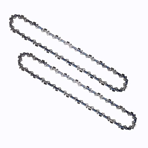 2 Pcs Cadenas de sierra para motosierra 12 pulgadas,Paso de la cadena 3/8", Calibre de la cadena 0.050”/1.3mm, Número de eslabones 44DL, Cadenas motosierras longitud de la espada 30cm Cover