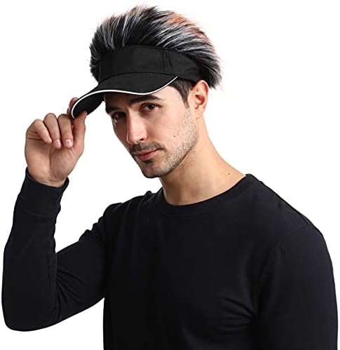 Men's Novelty Flair Spiked Hair Visor 