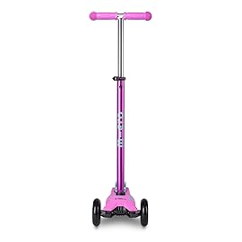 Micro Kickboard - Maxi Deluxe 3-Wheeled, Lean-to-Steer, Swiss-Designed Micro Scooter for Kids, Ages 5-12 (Lavender)