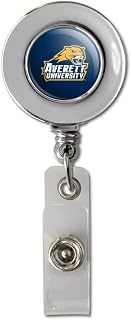 Averett University Cougars Logo Retractable Reel Chrome Badge ID Card Holder Clip