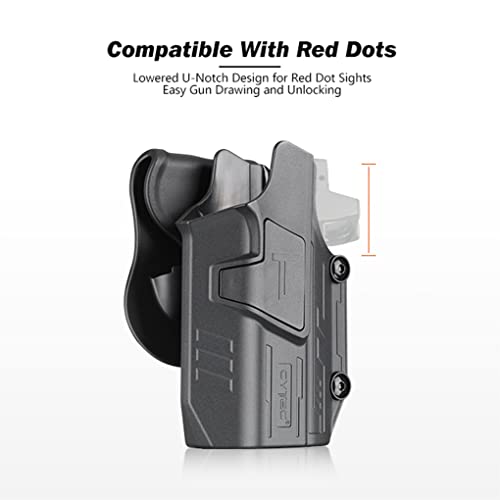 CYTAC Universal Light Bearing Paddle Holster #TOP28