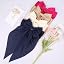 Satin Clips- Dark Blue, Magenta, Khaki, Cream