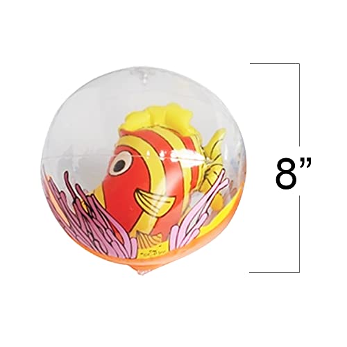 ArtCreativity 3D Fish Inflatable Beach Ball Set #TOP22