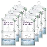 Ksend Moisture Absorbers 8 Packs - 9.8 oz Dehumidifier Bags, Portable Moisture Hanging Bags for Closet...