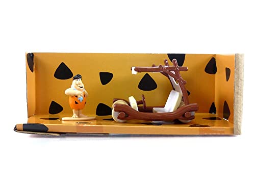 Flintstones 1:32 Flintmobile Vehicle With Fred Flintstone Diecast Figure, Toys For Kids And Adults #TOP2
