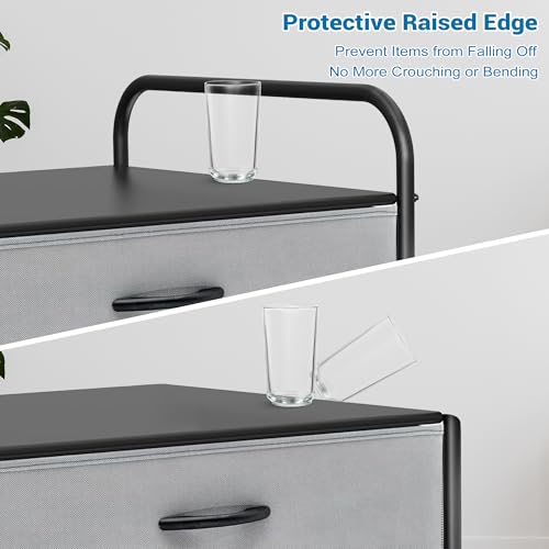 Suporte para impressora sob a mesa com rodas, 55 cm de profundidade com gavetas de armazenamento, ca