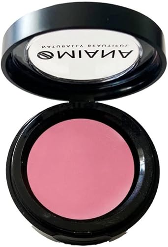 Omiana Pure Mineral Blush or Lip Butter - Minimalist Makeup Touch of Color, Made in the USA, Pink