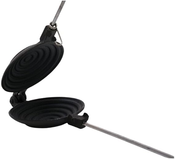 Lifespace Cast Iron Jaffle Irons/Pie or Sandwich Maker - 2 Pack